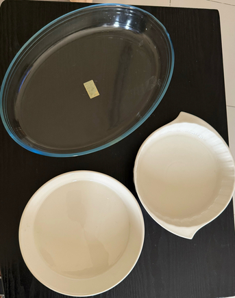 Riyadh, Household Items, SAR 50,  3Ceramic Trays 1 Glass Tray