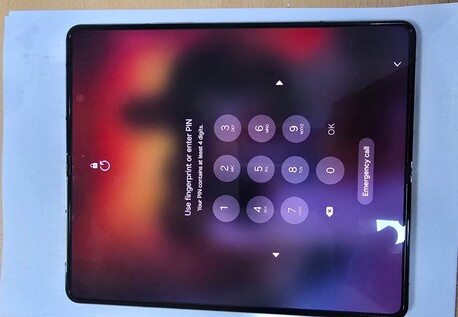 Dammam, Mobile Phones, SAR 3200,  Selling 1 Year Old Fold 5 Light Blue Color