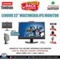 BHD 22,  Lenovo 22" FHD All In One Monitor (360* Rotatable) Inbuilt: Webcam, Speakers & Microphone
