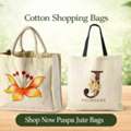 INR 100,  Reusable Cotton Shopping Bags For Grocery & Daily Use