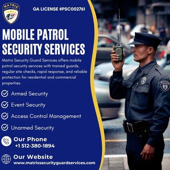 Austin, Security, Mobile Patrol Security In Texas For Wide Safety