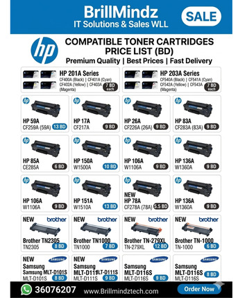 Hoora, Computers, BHD 8,  Premium Compatible Printer Toners With Best Prices