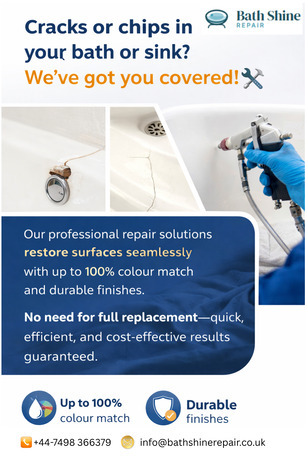 London, Household, Damaged Shower Tray? No Need To Replace It!