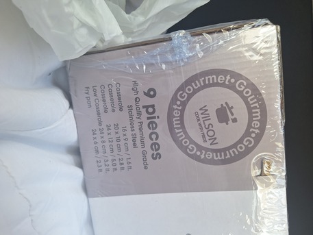 Riyadh, Household Items, SAR 250,  Wilson Stainless Steel Cooking Set 9 Pieces