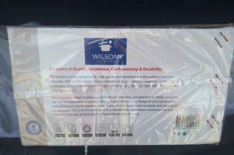 Riyadh, Household Items, SAR 250,  Wilson Stainless Steel Cooking Set 9 Pieces