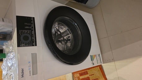 Al Waha, Appliances, SAR 550,  Haier HW70-BP12829 Automatic Front Load Washing Machine With A 7 KG Capacity