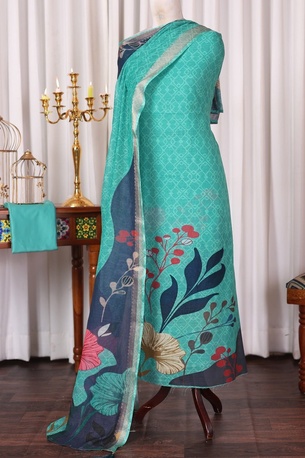 Mumbai, Clothing & Accessories, INR 2199,  Linen Cotton Digital Print 3 Pc Unstitched Salwar Suit &ndash; Leheriya