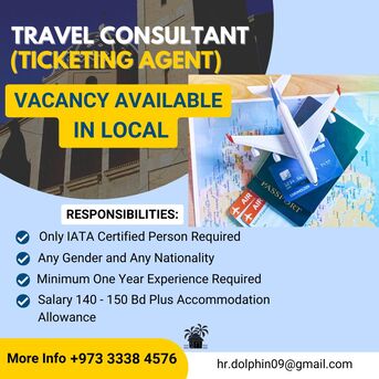 Jidhafs, Jobs, WANTED FOR BAHRAIN