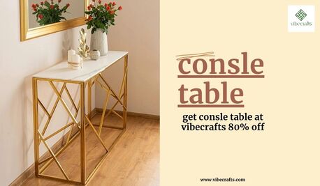 Noida, Household Items, INR 2600,  Console Table &ndash; Modern Furniture By Vibecrafts