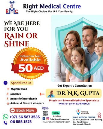 Sharjah, Health, Pre-Employment Fitness Check-Up In Abu Shagara &ndash; Right Medical Centre