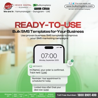Gurgaon, Marketing, Boost Your Business With Ready-to-Use Bulk SMS Templates