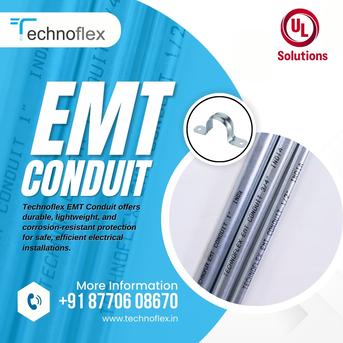 Mumbai, Electrical & Plumbing, Reliable EMT Conduit Pipe Supplier In UAE: Secure Your Infrastructure With Technoflex