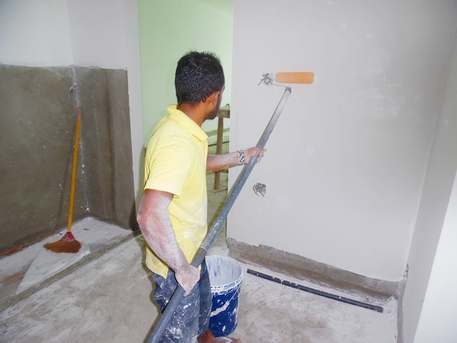 Riyadh, Construction, Building Paint Work