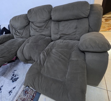 Al Rawdah, Furniture, SAR 175,  Recliner 3 Seater Sofa For Sale