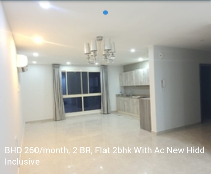 Hidd, Apartments/Houses, BHD 260,  2 BR,  Flat 2bhk Inclusive Limit New Hidd Ac