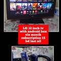 BHD 15,  Lg 32 Inch Tv With Andiod Box With 6 Month Subscription Only 15 Bd Msg 3670 8372 Wts Ap