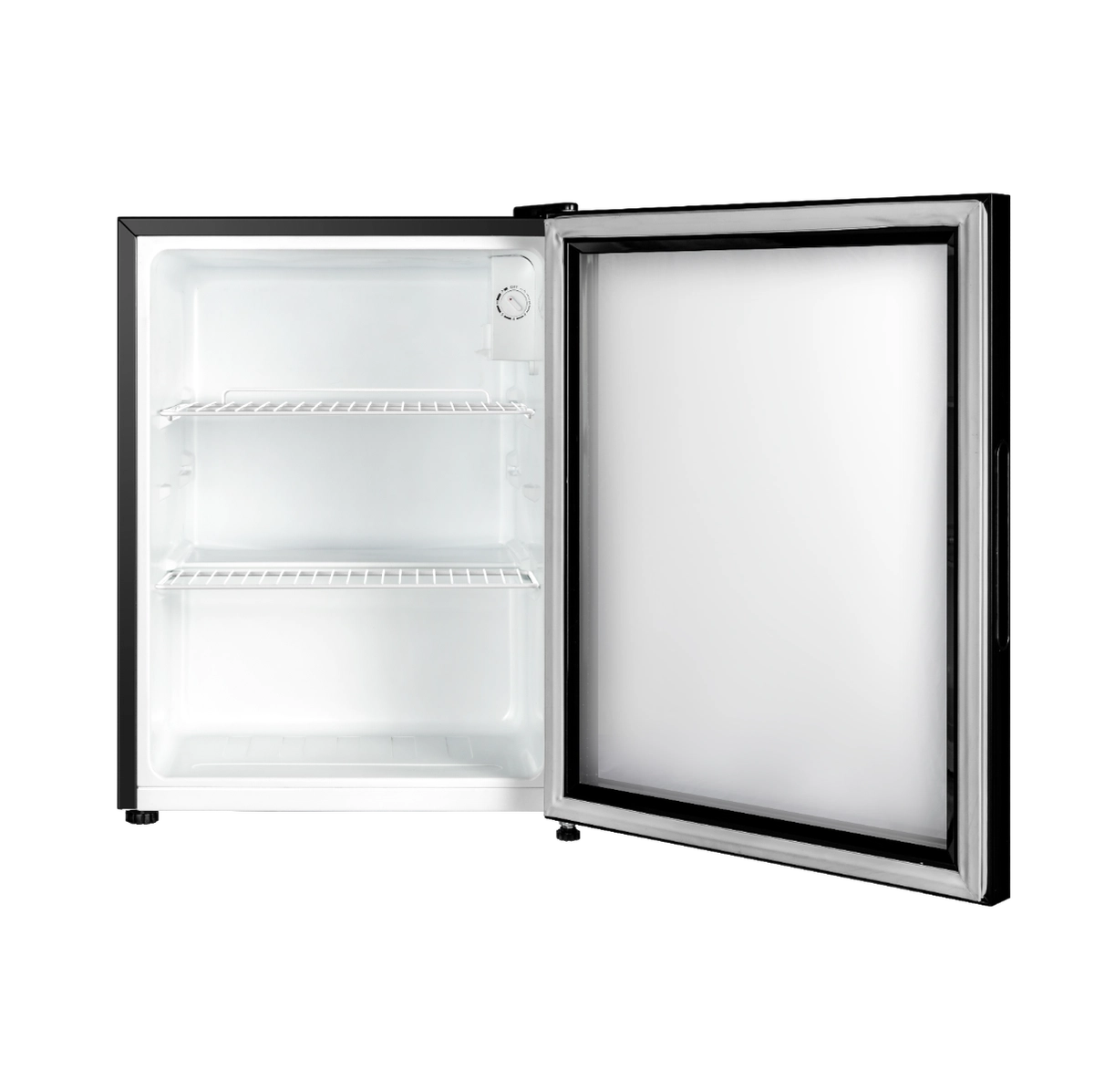 Riyadh, Household Items, SAR 600,  HAAM Display Refrigerator, 2.3 Ft, Inverter, Black &ndash; HM110BJC-G26