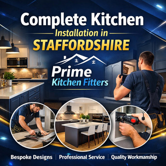 London, Household, Complete Kitchen Installation In Staffordshire | Prime Kitchen Fitters