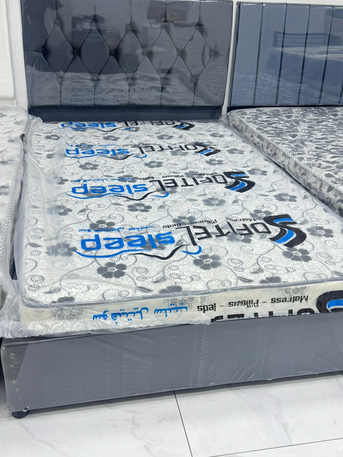 Jeddah, Furniture, SAR 390,  New Medium Size Bed With Medicated Mattress Available