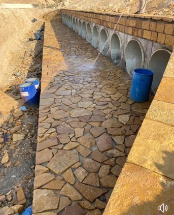 Riyadh, Construction, حجر معلم.حجر مقاؤل حجر تركيب شلالات ارضيات 