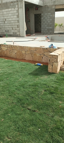 Riyadh, Construction, حجر معلم.حجر مقاؤل حجر تركيب شلالات ارضيات 