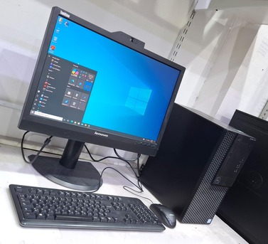 Manama, Computers, BHD 99,  9th Generation DELL Core I5 Computer Set 24" FHD IPS Monitor DDR4 8GB RAM OS 11 Pro Ready