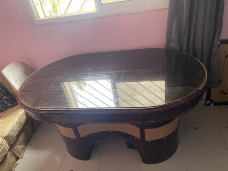 Al Malaz, Furniture, SAR 300,  Dining Tables With Glass