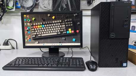 Manama, Computers, BHD 93,  Dell Core I5 9th Gen PC RAM 8GB SSD 256GB 35x Fast 19" Monitor WIN & MS Office Ready