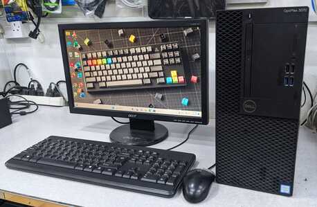 Manama, Computers, BHD 93,  Dell Core I5 9th Gen PC RAM 8GB SSD 256GB 35x Fast 19" Monitor WIN & MS Office Ready