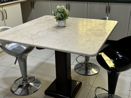 Hidd, Furniture, BHD 40,  Breakfast Table And Counter Chair For Immediate Sale