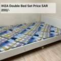 SAR 200,  IKEA Double Bed With Mattress