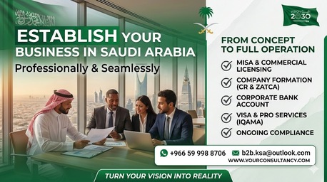 Jubail, Business, The Consultant ( Business Start Up Formation & Support Services MISA & ZATCA )....