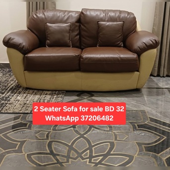 Manama, Furniture, BHD 32,  ✅️ 2 Seater Sofa For Sale In Good Condition With Delivery