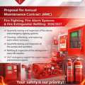 AMC - Annual Maintenance Contract For Fire Fighting, Fire Alarm & Fire Extinguisher Refill