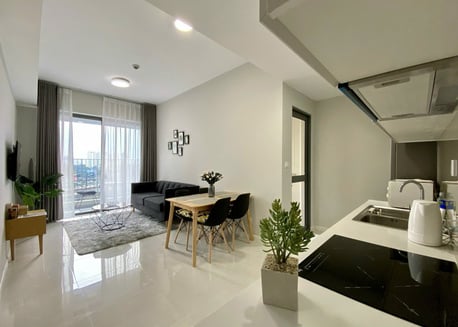 Ho Chi Minh City, Apartments/Houses, VND 24000000/month,  Furnished,  2 BR,  73 Sq. Meter,  Modern Masteri An Phu Apartment For Rent In District 2