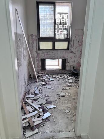 Riyadh, Construction, Full Bathroom Renovation Including Demolition, New Electrical And Plumbing Systems, And Hi