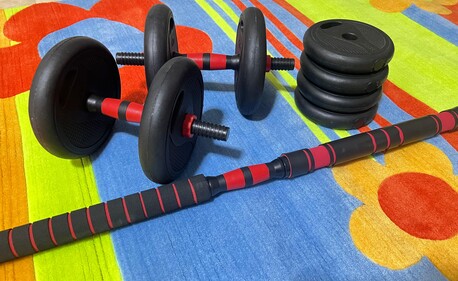 Riyadh, Health & Beauty Items, SAR 160,  13 Kg Dumbbell Set &ndash; Excellent Condition - 160- Riyals
