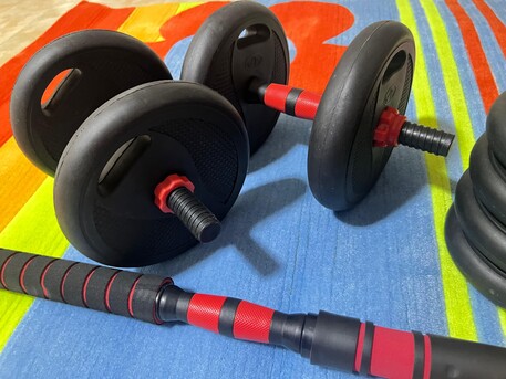 Riyadh, Health & Beauty Items, SAR 160,  13 Kg Dumbbell Set &ndash; Excellent Condition - 160- Riyals