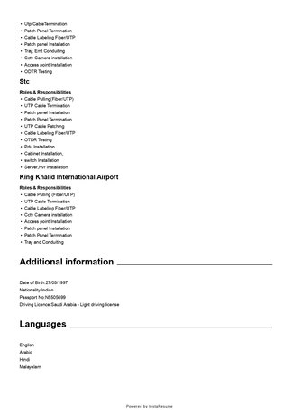 Dammam, Job Seekers, Network / IT Technician