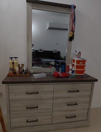 Juffair, Furniture, BHD 50,  6-Drawer Master Dresser With Mirror