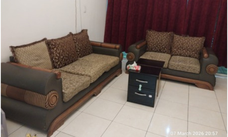 Al Khobar Al Shamalia, Furniture, SAR 400,  OLD SOFA & ONE BIG Cabinet For SALE