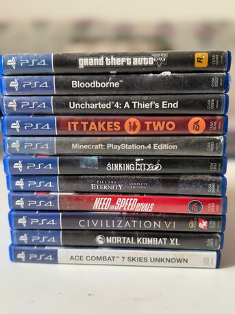 Riyadh, Electronics, SAR 950,  PS4 Pro 1TB (4K) + Controller + 11 Games &mdash; COMPLETE GAMING SETUP | HIGH-VALUE BUNDLE