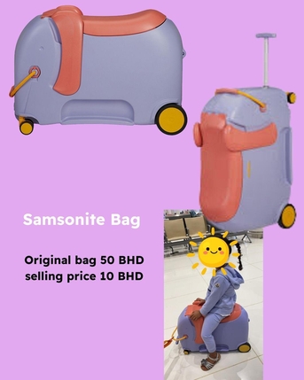 East Riffa, Baby & Kid Stuff, BHD 10,  Samsonite Bag 10bd