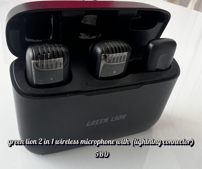 East Riffa, Mobile Phones, BHD 5,  Green Lion Wireless Microphone 2in1-5bd