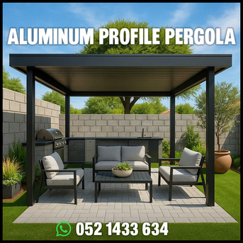 Arabian Ranches, Farm/Garden, Aluminum Pergola Fabrication And Installing In Dubai, Uae.