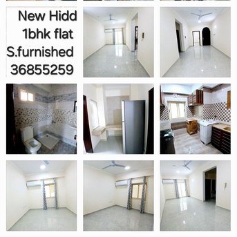 Hidd, Apartments/Houses, BHD 200/month,  1 BR,  Flat 1bhk Semi Furnished New Hidd
