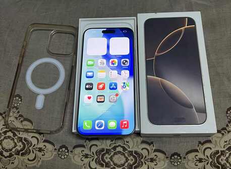 Khobar, Electronics, SAR 3600,  IPhone 16 Pro Max 256 GB Desert Titanium