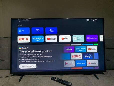 Khobar, Appliances, SAR 1200,  Sony Bravia 50 Inches 4K UHD Google Smart LED TV, Black, KD-50X75K