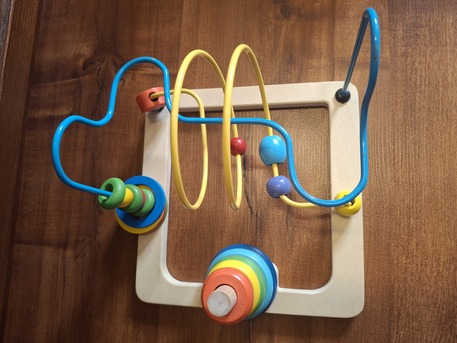 Riyadh, Baby & Kid Stuff, SAR 22,  Baby Toy , Entertaining Bead Toy With Mini Rock A Stack