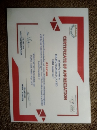 Baish, Job Seekers, Electrical & Instrumentation (E&I) Supervisor - 10+ Years Experience